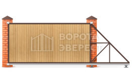 Откатные ворота Came 2200×3200 ВЭ-4743
